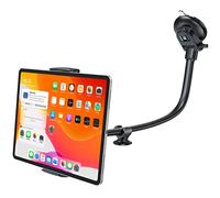 APPS2Car - Supporto per parabrezza tablet da 35,6 cm con braccio lungo, anti-vibrazione, regolabile a 360 gradi, 4 11 pollici, supporto cruscotto e ipad forte ventosa camion/furgoni