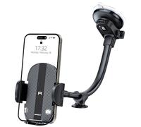 APPS2Car Supporto per telefono da auto per parabrezza, supporto per telefono con ventosa più forte, supporto per telefono da auto, compatibile con iPhone 14/13/12 Pro Max da 4,7-6,8", Samsung S22 e