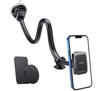 APPS2Supporto magnetico per telefono da auto con braccio lungo flessibile da 13 pollici e 6 potenti magneti, supporto anti-vibrazione per parabre