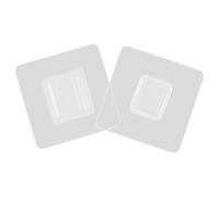 Appuntamento A Parete Senza Soluzione Di Continuità - Gancio A Doppio Bastone, Clip Di Montaggio Clear | Easy Installa Impugnatura Adesiva Per Piastrelle In Metallo In Vetro, Fibbia Appesa Riutilizzab