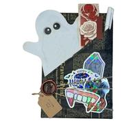 Appuntamento al buio con strega di Halloween con un libro - Set regalo per libri di Halloween misteriosi dell"orrore | Appuntamento al buio con un libro per gli appassionati di Halloween, Regalo per