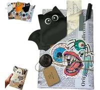 Appuntamento Al Buio Con Un Libro for Halloween Con Una Strega, Appuntamento Al Buio Con Un Libro for Halloween Horror, Set Regalo Di Libri Gialli, Scatola Di Libri Con Decorazioni(Bat)