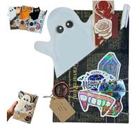 Appuntamento Al Buio Con Un Libro for Halloween Con Una Strega, Appuntamento Al Buio Con Un Libro for Halloween Horror, Set Regalo Di Libri Gialli, Scatola Di Libri Con Decorazioni(Ghost)