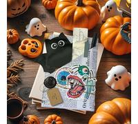 Appuntamento al buio con un libro forniture Halloween, decorazioni per libri misteriosi, fantasma spettrale pipistrello, amanti della lettura, forniture divertenti per uomini, donne, adolescenti