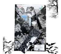 Appuntamento al buio gotico con un libro, Appuntamento al buio della strega di Halloween di Halloween di Halloween con un libro, Appuntamento al buio spettrale per Halloween, Amanti dei libri