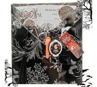 Appuntamento al buio gotico con un libro, Appuntamento al buio della strega di Halloween di Halloween con un libro, Appuntamento al buio di Halloween con un libro, Scatola regalo per appuntamenti al