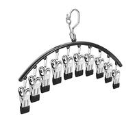 Appuntamento dei pantaloni 'armadio, gancio di abbigliamento con clip rivestite in gomma, adorabile gonna a risparmio spaziale, ganci per display per pantaloni multiuso per porta e portabicchieri,