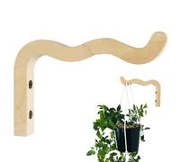 Appuntamento Per Piante In Legno - Gancio Per Pianta Sospesa Esterna | Ganci Per Piante Indoor | Ganci Per Cappotto In Legno Montato A Parete | Gancio Di Vegetale Per Piante Da Parete, Campanel