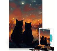 Appuntamento segreto al lago, puzzle da 1000 pezzi per adolescenti, gioco di logica e abilità, rilassante, taglio preciso, regalo di Natale (38x26cm)