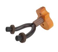 Appuntamento Ukulele, Elegante Supporto per la Parete in Legno Elegante per Ukulele, Mogano, Ferro, Gomma, Espiazione da Studio in Casa di Concerti (Legno scuro)
