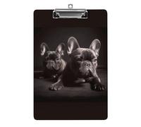 Appunti Acrilico Bulldog Francese Stampa Appunti Standard A4 Formato Lettera Clip Board Leggero Clip Board Carino Clip Board Modello Personalizzato