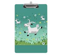 Appunti Acrilico Capra Frolic Stampa Appunti Standard A4 Formato Lettera Clip Board Leggero Clip Board Carino Clip Board Modello Personalizzato