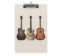Appunti Acrilico Chitarra Stampa Appunti Standard A4 Formato Lettera Clip Board Leggero Clip Board Carino Clip Board Modello Personalizzato