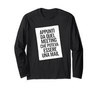 Appunti da Quel Meeting che poteva essere una mail Maglia a Manica