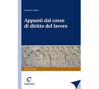 Appunti dal corso di diritto del lavoro