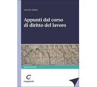 Appunti dal corso di diritto del lavoro