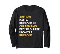 Appunti dalla RIUNIONE A Cui Abbiamo Maglia a Manica