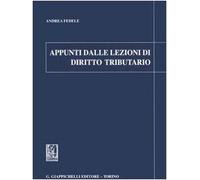 Appunti dalle lezioni di diritto tributario