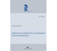 Appunti di diritto canonico ed ecclesiastico