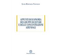 Appunti di economia dei gruppi societari e delle concentrazioni aziendali