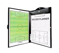 Appunti for Allenatori di Calcio, Lavagna Portatile da Basket for Allenatori, con Pennarello, Pezzi Degli Scacchi Magnetici(Soccer)