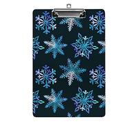 Appunti formato A4 con fiocco di neve acquarello verde acqua, divertente, estetico, lavoro, studio, lettera, standard, 12,5×8,5 in faesite per l'aula scolastica, bambini, scrittura, disegno