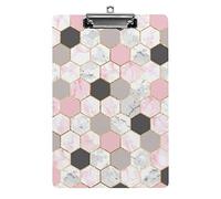 Appunti geometrici in formato A4 in marmo grigio e divertente, estetica, lavoro, studio, lettera, standard, 12,5×8,5 in faesite per l'aula scolastica, bambini che scrivono disegni
