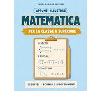 Appunti illustrati di Matematica: Per la classe II superiore con mappe, grafici e procedimenti per un ripasso efficace prima dell'interrogazione