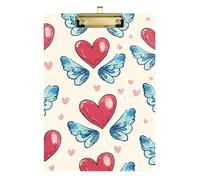 Appunti impermeabili in acrilico carino per infermieristica studente mestiere Quest Dimensioni 9 x 12 Ed Cuore con blu