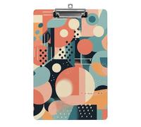 Appunti in stile astratto per ufficio, casa, in acrilico, formato A4, con fori per appenderli in acciaio inossidabile, cartelline resistenti per appunti, esami, spartiti 31,8 cm x 21,5 cm