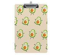 Appunti Kawaii Formato A4 Avocado Divertente Estetico Lavoro Studiando Lettera Lavagna per Appunti Standard 12,5×8,5 in Pannello rigido per Aula Scolastica Bambini che scrivono Disegni