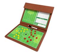 Appunti Magnetici da Calcio for Allenatori, Lavagnetta Pieghevole for Allenatori di Calcio,for Competizioni Professionali e Guida All'allenamento(Brown)