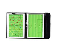 Appunti per allenatori di calcio, lavagna magnetica per allenatori di calcio | Cartello pieghevole da calcio con penna - Bacheca di guida per strategie di coaching, strumento di coaching per