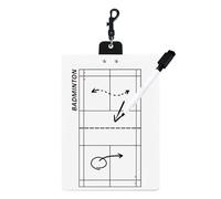 Appunti per pallavolo, lavagna bianca compatta per allenatori, 32 x 22 cm, adorabile lavagna strategica a doppia faccia per squadre sportive, portablocco per allenatori per tennis