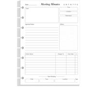 Appunti per riunioni A5, 8 fori