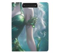 Appunti pieghevole Fairy Game Anime Girl Fantasy Art Style A4 Appunti Padfolio Doppia Clip Portapenne Nursing Clip Board con coperchio