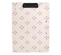Appunti pieghevole Modello Semplice Quattro Punti Gruppo Colore Della Pelle A4 Appunti Folio Raccoglitore Doppio Metallo Clip Portapenne Infermieristica Clip Board con coperchio