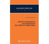 Appunti sistematici sull'invalidità nel diritto tributario