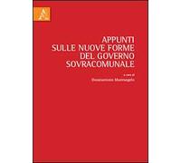 Appunti sulle nuove forme del governo sovracomunale