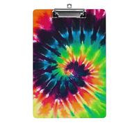 Appunti Swirl Tie Dye Formato A4 Divertente Estetico Lavoro Studiando Lettera Lavagna per Appunti Standard 12,5×8,5 in Pannello rigido per Aula Scolastica Bambini che scrivono Disegni