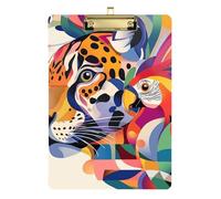Appunti tattici in stile pop art tropicale leopardato colorato in stile pop art per ispettori per il primo anno insegnante deve avere dimensioni 23,5 x 30,5 cm
