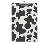Appunti vintage in formato A4 con stampa di mucca, divertente estetica, lavoro, studio, lettera, standard, portablocco 12,5×8,5 in faesite per l'aula scolastica, bambini, scrittura, disegno