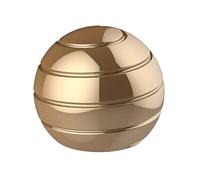 Apqdw Giocattolo da scrivania cinetico rotante, 5,5 cm, con illusione ottica, giocattolo da scrivania per ufficio, per adulti, per calza di Natale (55 mm, oro)