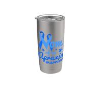 Apraxia Warrior Mom per le donne chiuse lesioni alla testa Bicchiere termico in acciaio inox doppia parete