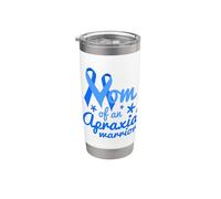 Apraxia Warrior Mom per le donne chiuse lesioni alla testa Bicchiere termico in acciaio inox doppia parete