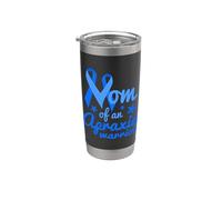 Apraxia Warrior Mom per le donne chiuse lesioni alla testa Bicchiere termico in acciaio inox doppia parete