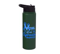 Apraxia Warrior Mom per le donne chiuse lesioni alla testa Stainless Steel Insulated Water Bottle