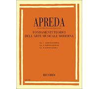 APREDA FONDAMENTI TEORICI DELL'ARTE MUSICALE MODERNA ED RICORDI