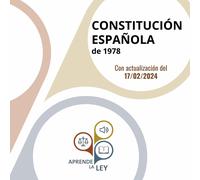 Aprende la Ley Constitución Española de 1978 : Con actualización del (Tascabile)