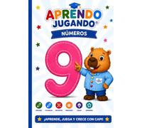 Aprendo Jugando® - Número 9: Libro de actividades para aprender jugando los números del 0 al 9